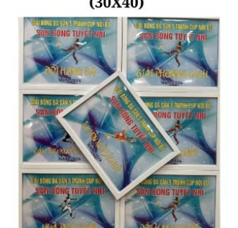 BẢNG DANH VỊ GỖ 30X40 (CHƯA IN)