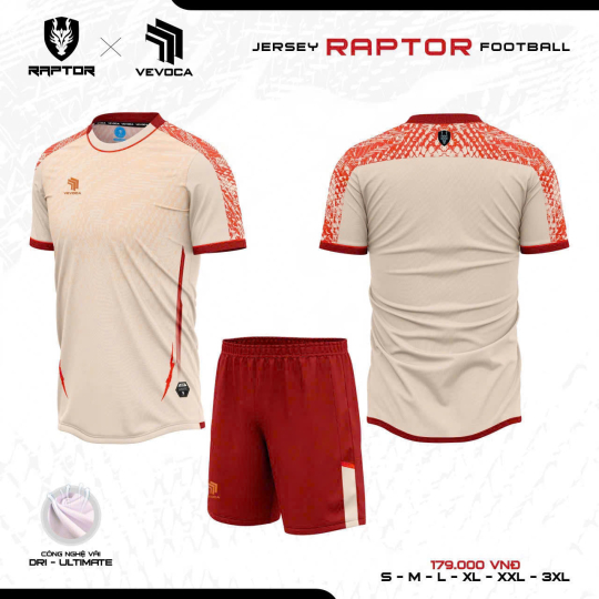 ÁO BÓNG ĐÁ VEVOCA RAPTOR