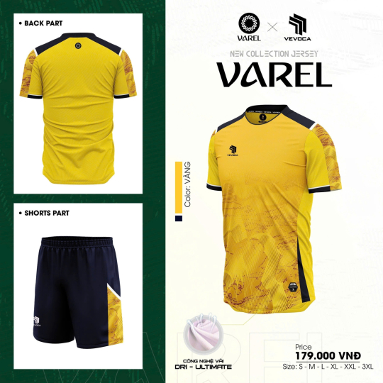 ÁO BÓNG ĐÁ VEVOCA VAREL