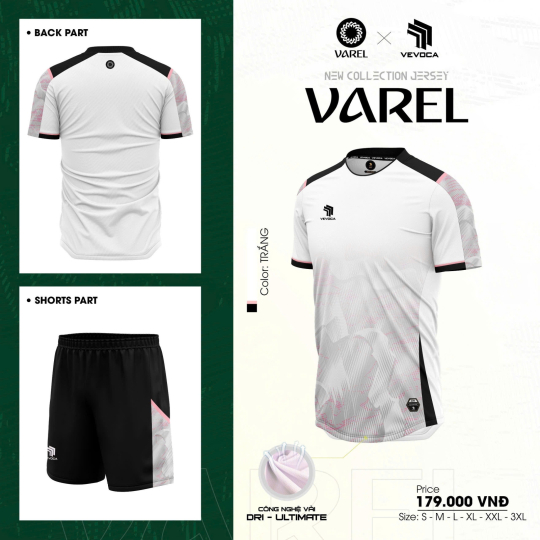 ÁO BÓNG ĐÁ VEVOCA VAREL