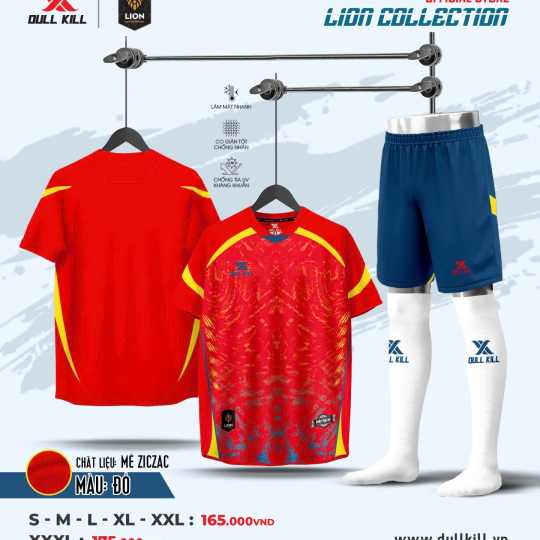 ÁO BÓNG ĐÁ DULLKILL LION