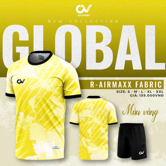 ÁO BÓNG ĐÁ CV GLOBAL
