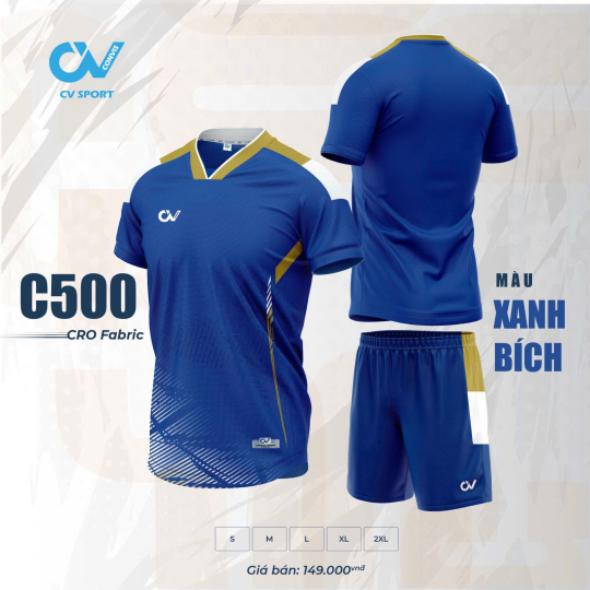 ÁO BÓNG ĐÁ CV C500