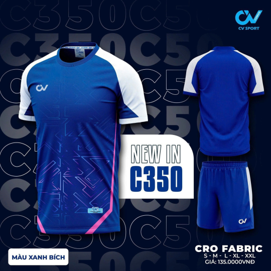 ÁO BÓNG ĐÁ CV C350