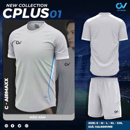  ÁO BÓNG ĐÁ CV CPLUS01