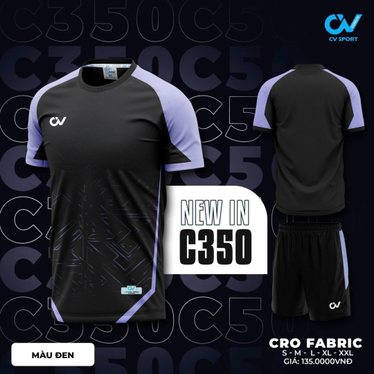 ÁO BÓNG ĐÁ CV C350