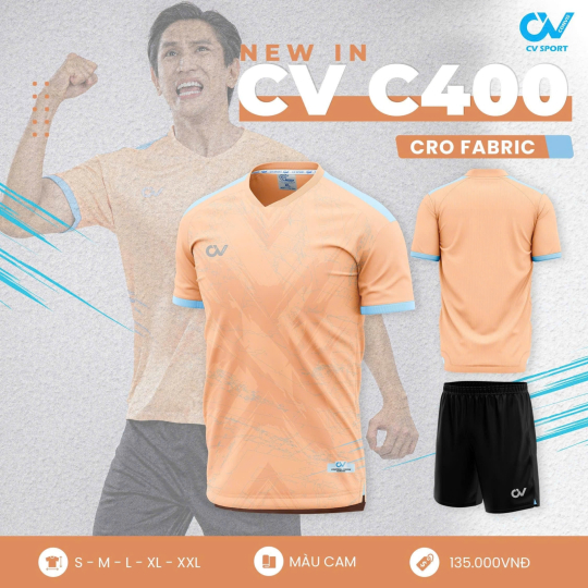 ÁO BÓNG ĐÁ CV C400