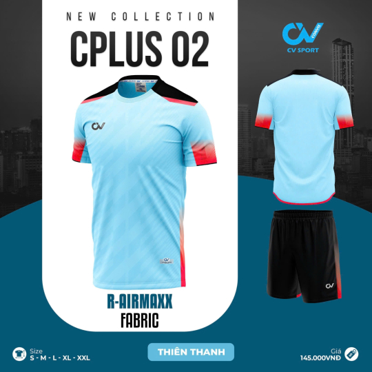 ÁO BÓNG ĐÁ CV CPLUS02