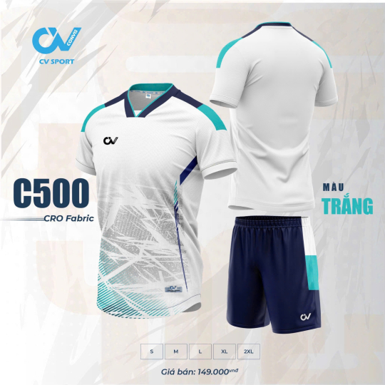 ÁO BÓNG ĐÁ CV C500