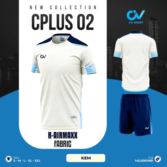 ÁO BÓNG ĐÁ CV CPLUS02