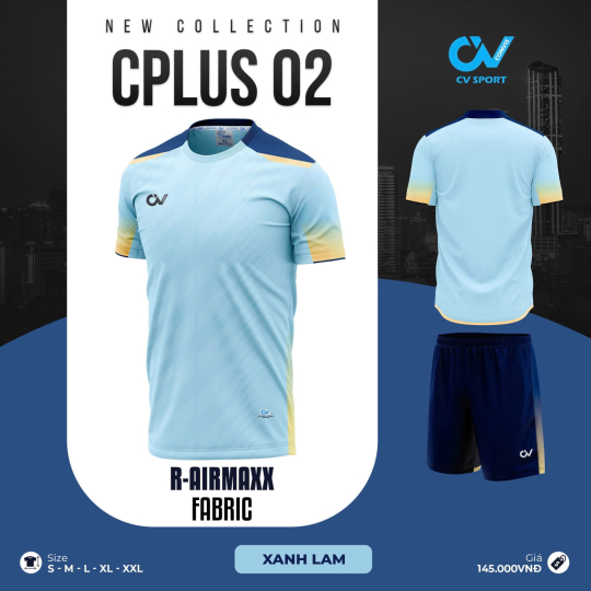 ÁO BÓNG ĐÁ CV CPLUS02