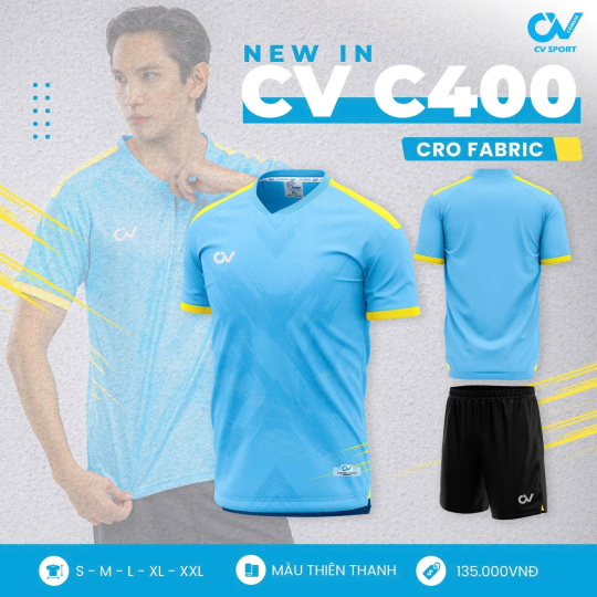 ÁO BÓNG ĐÁ CV C400