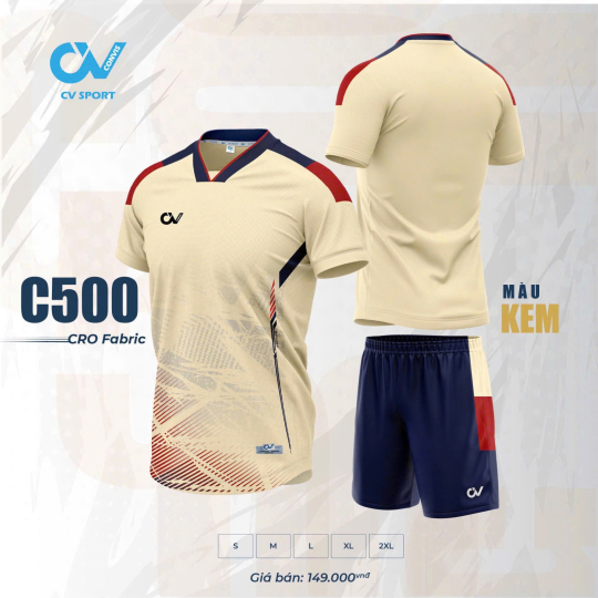 ÁO BÓNG ĐÁ CV C500