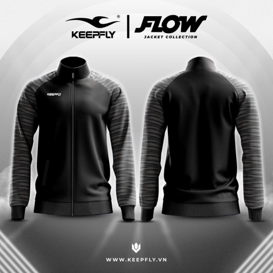 Áo khoác keeply flow