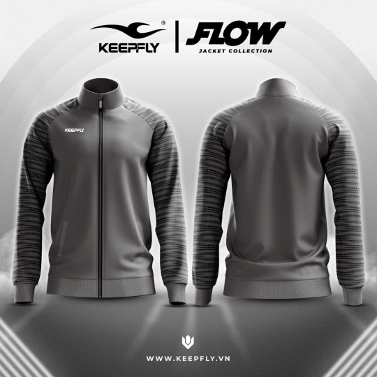 Áo khoác keeply flow
