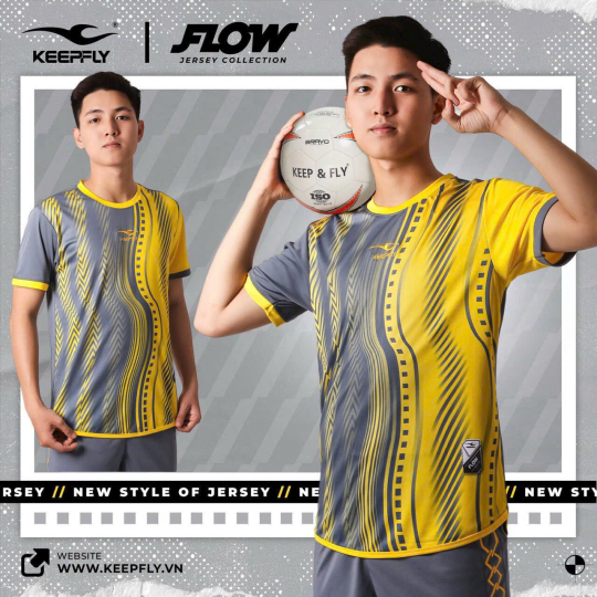 ÁO BÓNG ĐÁ KEEPPLY FLOW