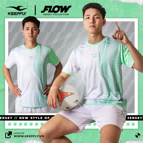 ÁO BÓNG ĐÁ KEEPPLY FLOW
