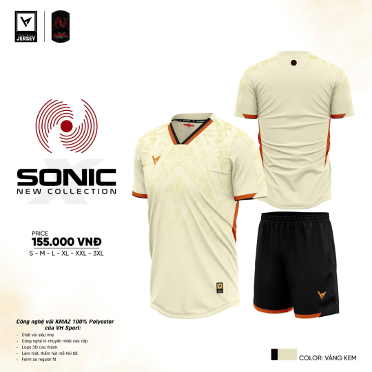 ÁO BÓNG ĐÁ SONIC