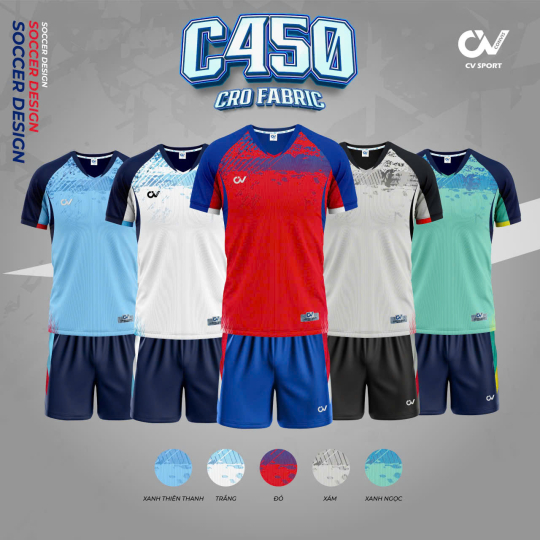  ÁO BÓNG ĐÁ CV C450