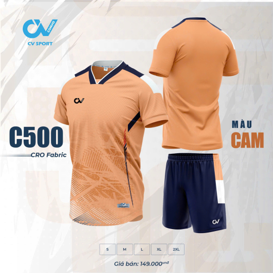 ÁO BÓNG ĐÁ CV C500