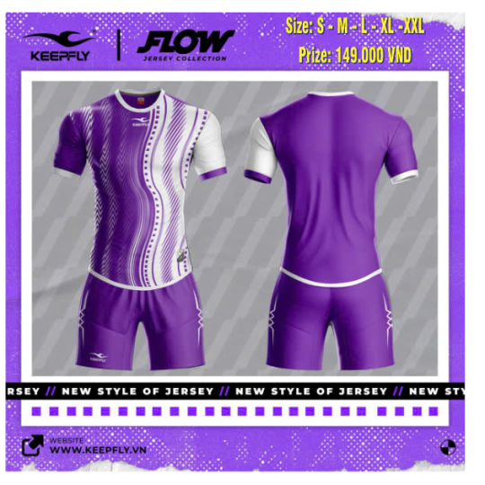 ÁO BÓNG ĐÁ KEEPPLY FLOW