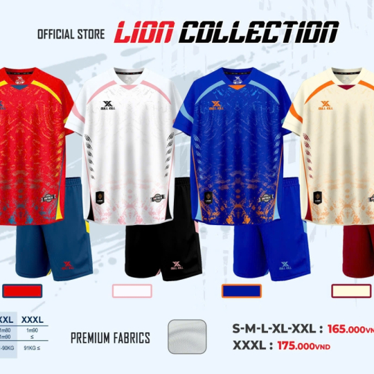 ÁO BÓNG ĐÁ DULLKILL LION