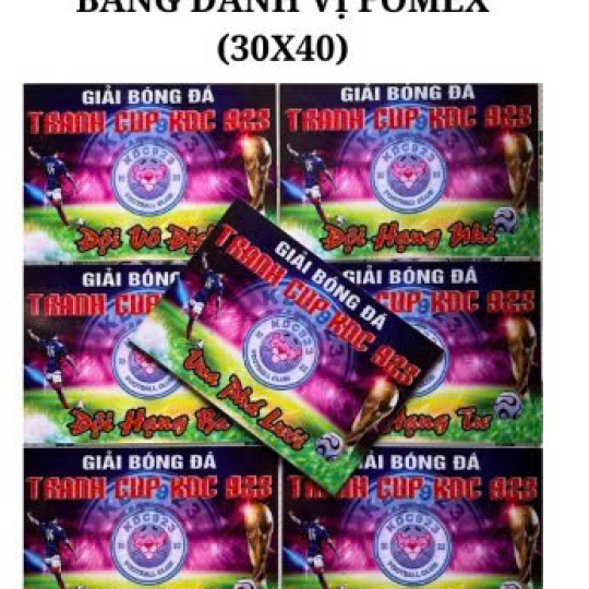 BẢNG DANH VỊ FOMEX